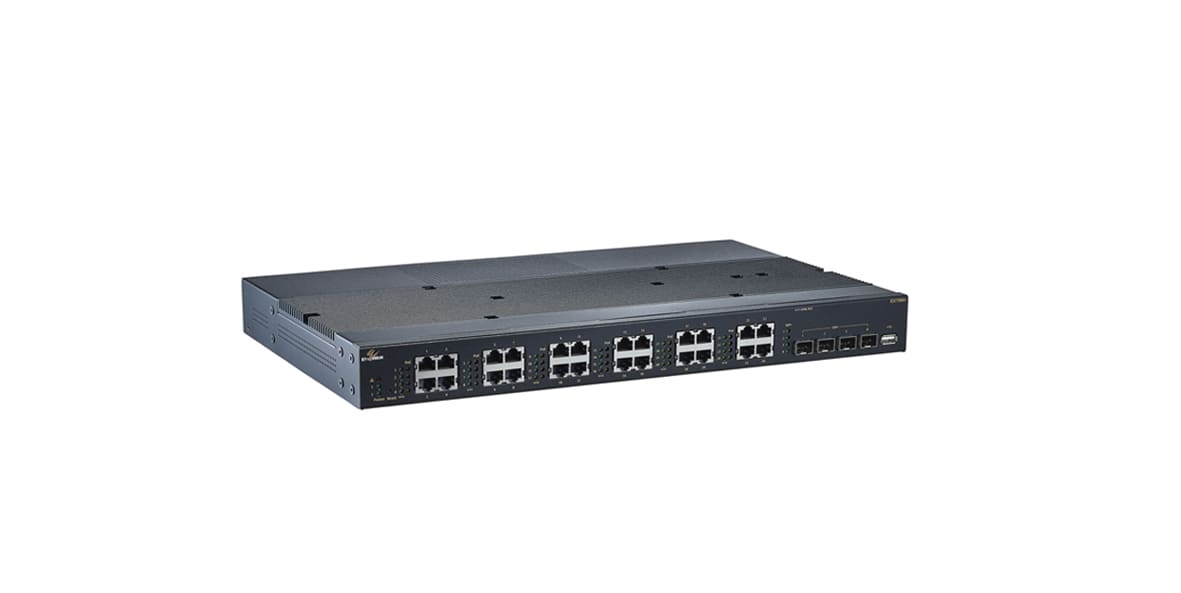 Hardened Managed 28-Port Gigabit PoE Ethernet Switc