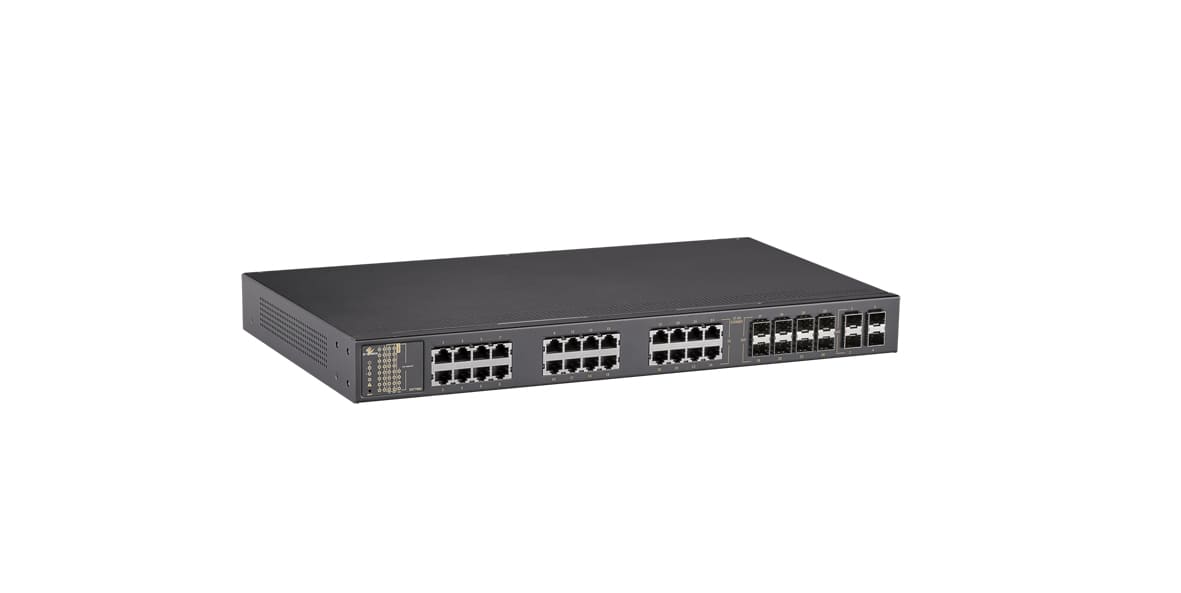 Lite L3 Hardened Managed 24-port Gigabit and 4-port 1G/10G SFP+ Ethernet Switch