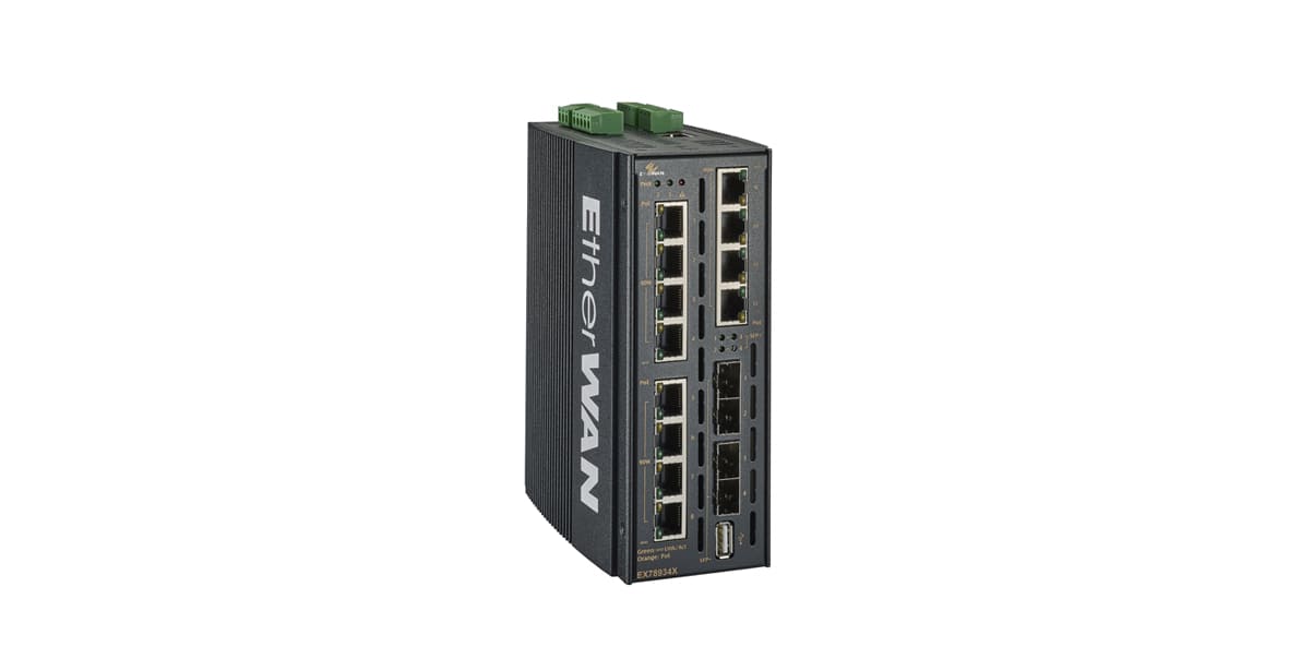 Hardened Managed 12-Port Gigabit PoE and 4-Port 10G SFP+ Ethernet Switch