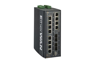 Hardened Managed 12-Port Gigabit PoE and 4-Port 10G SFP+ Ethernet Switch