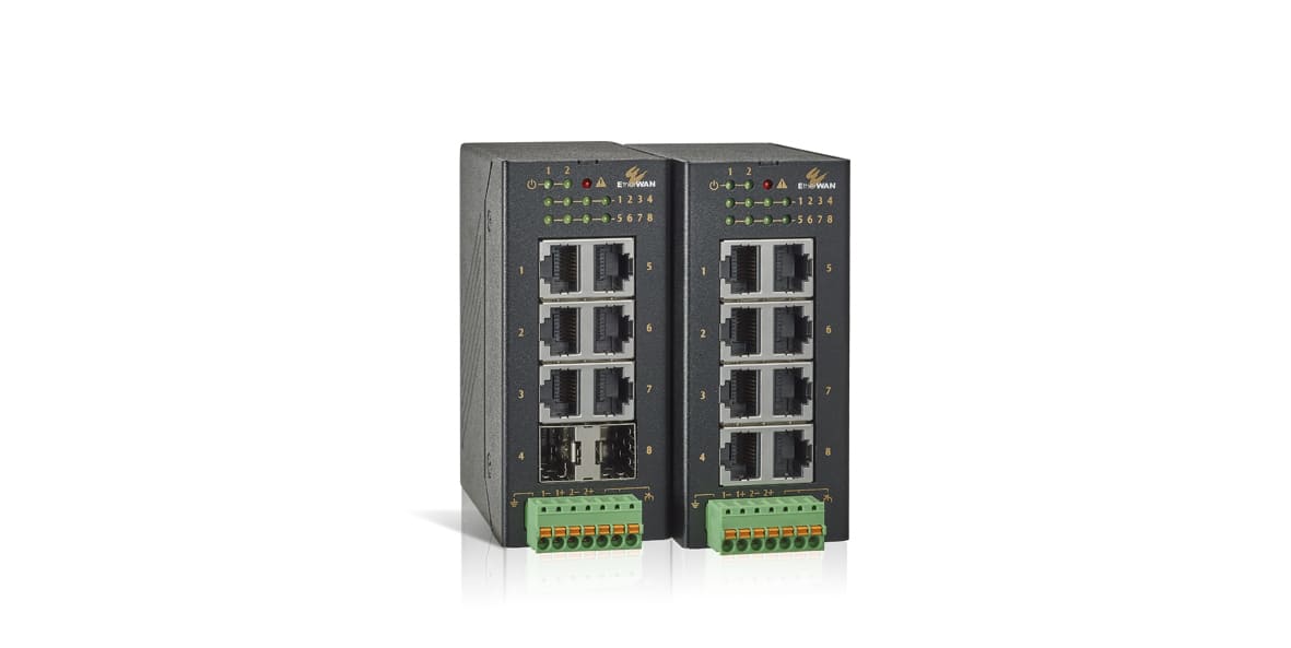Industrial Unmanaged 8-port Fast/Gigabit Ethernet Switch