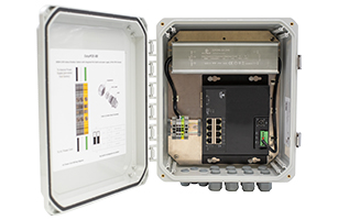 EtherWAN Hardened Unmanaged 4-Port Gigabit PoE & 1-Port EX41941