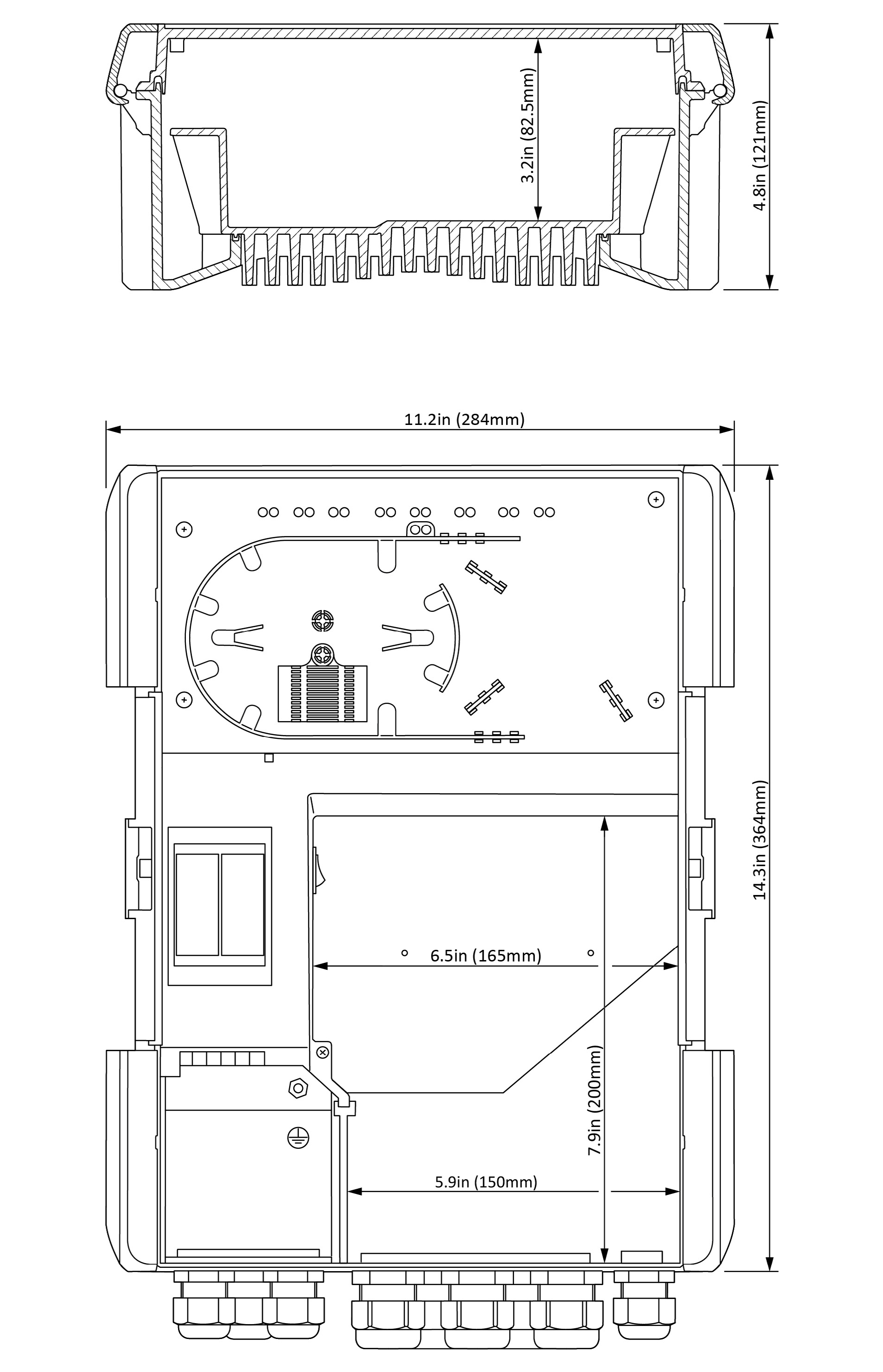 Easy PoE Box Series Dimensions