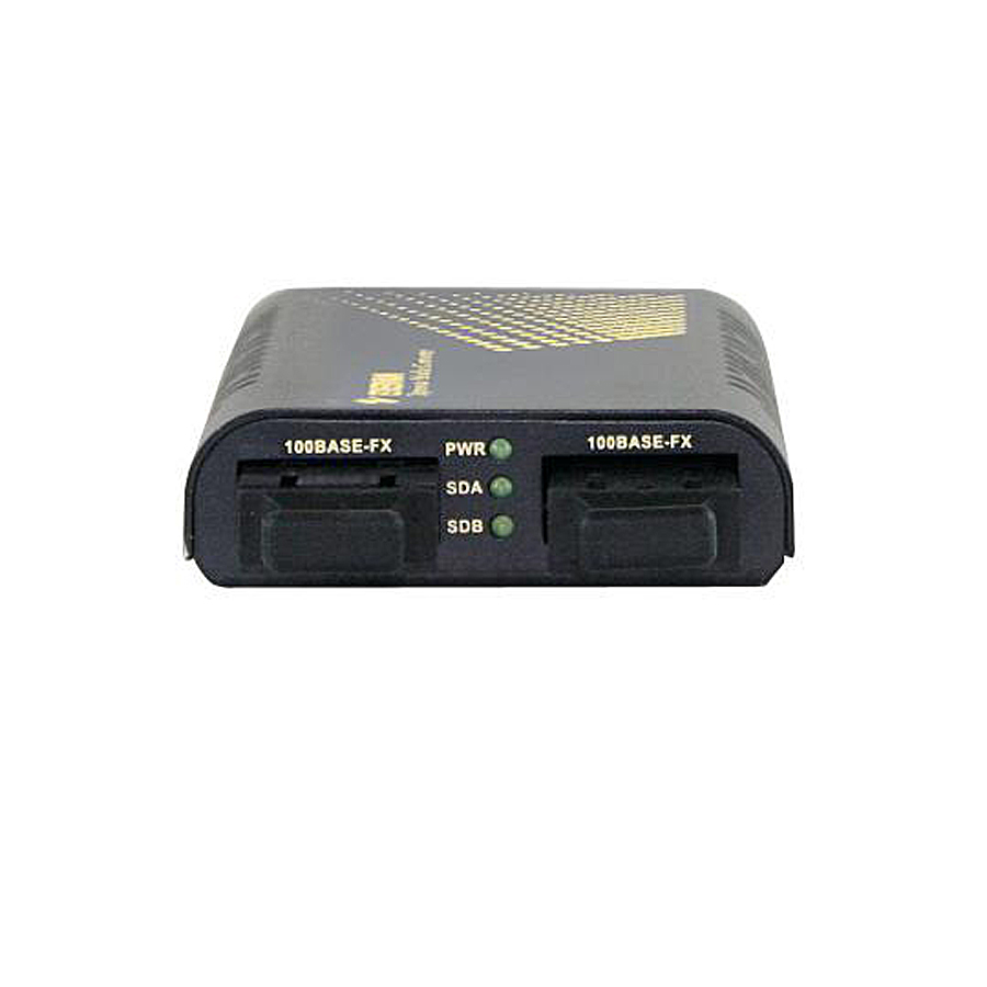 EM120 Series 100BASE-FX Multi-Mode/Single-Mode to 100BASE-FX Single-Mode Fiber Media Converter