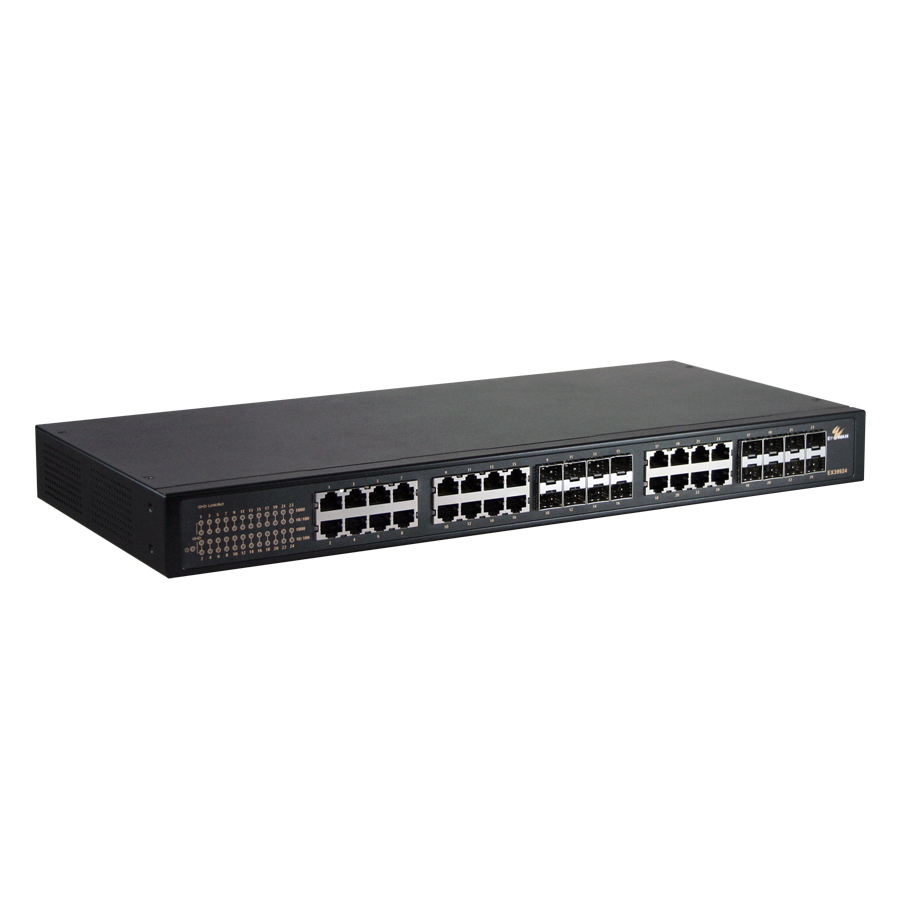 EtherWAN Hardened Unmanaged 4-Port Gigabit PoE & 1-Port EX41941