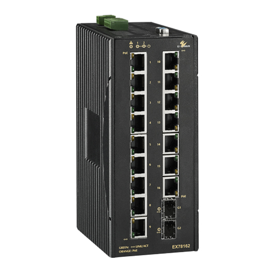 16-Port Industrial Ethernet Switch