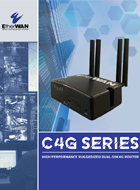 C4G Ruggedized High performance ruggedized dual-sim 4G router!