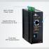 EL2242 Hardened PoE GbE Dual Rate SFP Media Converter