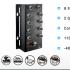 The ER52000 Series - Hardened Unmanaged 8-port 10/100BASE M12 (8 PoE) + 2-port Gigabit M12 Ethernet Switch