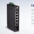 EtherWAN EX42300 Series - Compact Hardened Unmanaged 4-port 10/100BASE (4 x PoE) + 2-port Gigabit Ethernet Switch