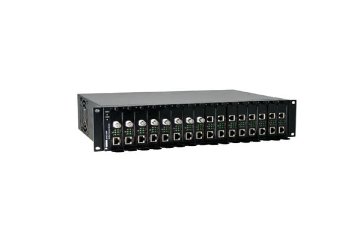 16-Bay Media Converter and Ethernet Extender Chassis