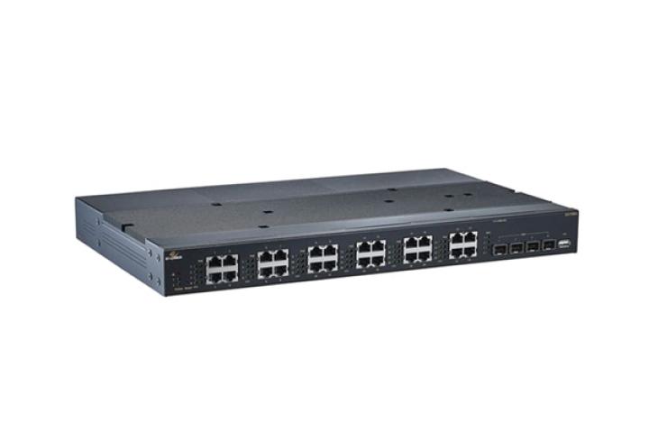 強固級網管型 28 埠 Gigabit PoE 乙太網路交換器