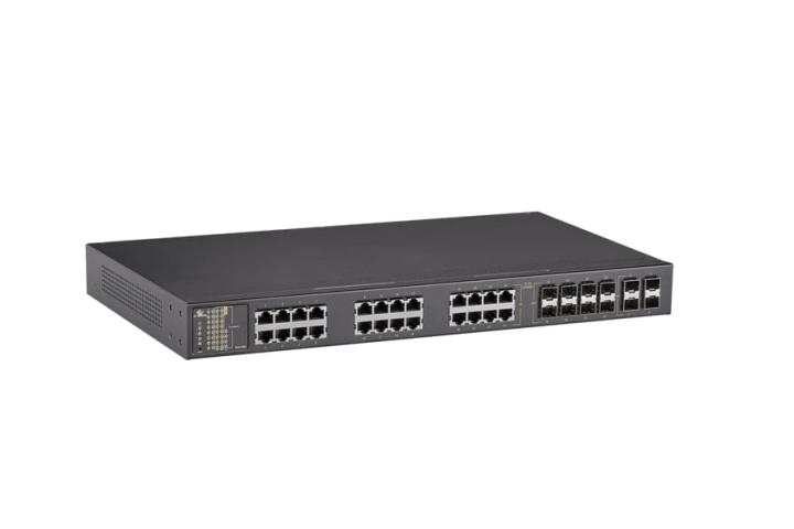 Lite L3 Hardened Managed 24-port Gigabit and 4-port 1G/10G SFP+ Ethernet Switch