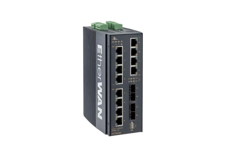 強固級網管型 10 - 16 埠 Gigabit ⼄太網路交換器