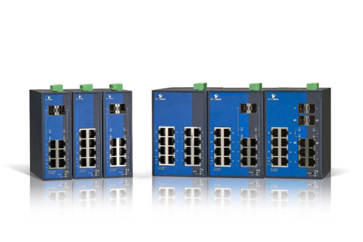 強固級網管型 5 - 16 埠 Fast/Gigabit 乙太網路交換器