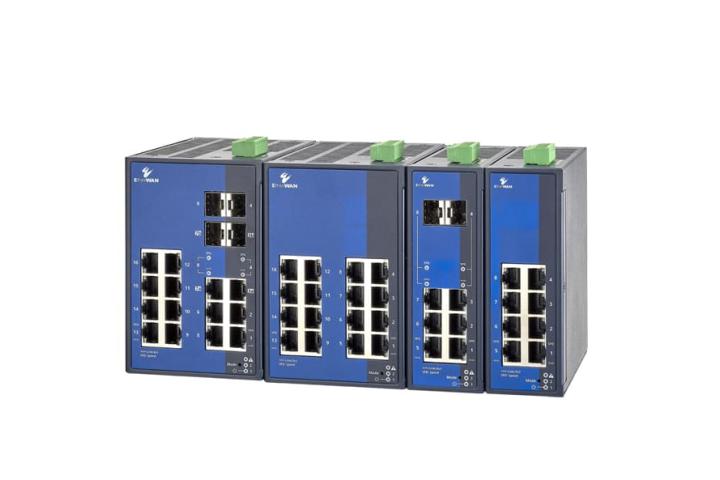 Hardened Managed 5 to 16-Port Fast/Gigabit Ethernet Switch