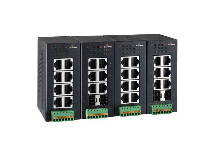 Industrial Unmanaged 8-port Fast/Gigabit Ethernet Switch