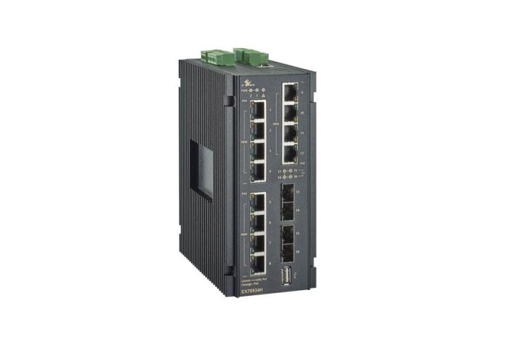 強固級網管型 10 - 16 埠 Gigabit PoE 乙太網路交換器
