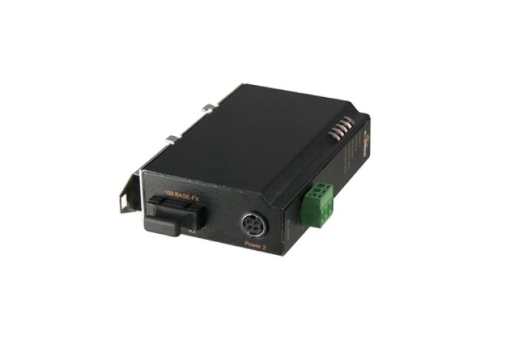工業級 10/100BASE-TX- 100BASE-FX 光電轉換器 (PoE/PSE)