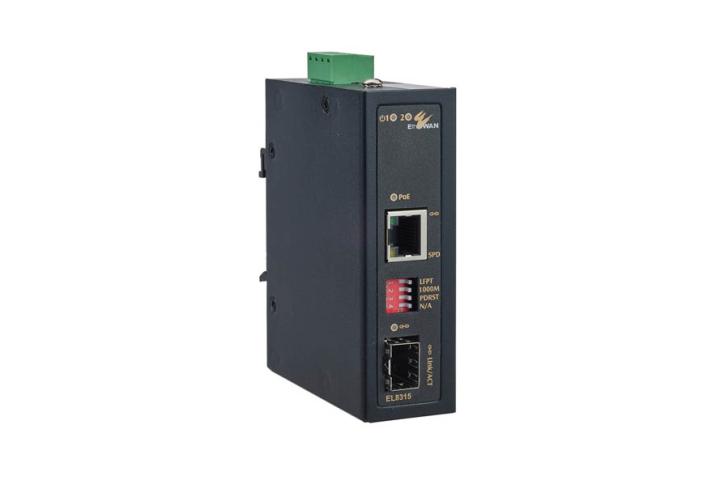 Hardened unmanaged 8-port 10/100/1000BASE (8 x PoE) with 2-port 1000BASE-X (SX/LX/SFP) Ethernet Switch