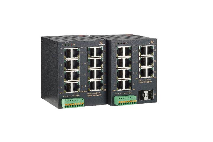 強固級網管型 5 - 16 埠 Fast/Gigabit 乙太網路交換器