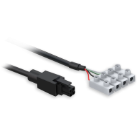 Power Cable with 4-Way Screw Terminal 