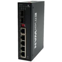 EX42395AT Hardened Unmanaged 4-Port Gigabit PoE & 2-Port Gigabit SFP/RJ45 Combo Ethernet Switch
