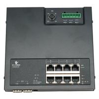 EX46910F - Hardened Unmanaged 8-Port Gigabit PoE & 2-Port Gigabit SFP Ethernet Switch