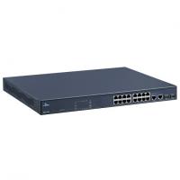 EX17162 Web-smart 16-port 10/100BASE-TX PoE (IEEE 802.3at) and 2-port combo Gigabit SFP Ethernet Switch