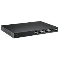 EX25611 Managed 24-port 10/100/1000BASE-T (4-port SFP Combo) and 4-port 1G/10G SFP+ Ethernet Switch