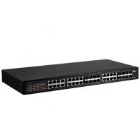 EX39924 Series Industrial Unmanaged 24-port Gigabit Switch with 4/16-port combo SFP Slots