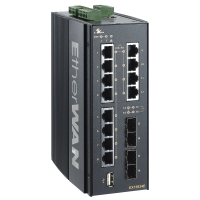 EX73900E Series IEC 61850-3/IEEE 1588 Hardened Managed 12-port Gigabit and 4-port 1G SFP Ethernet Switch