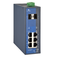 SmartE Series: Hardened Lite Managed 8-port Gigabit Ethernet Switch