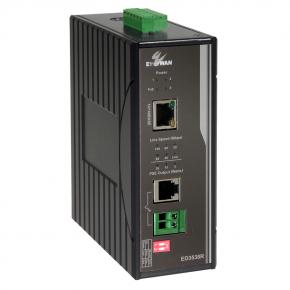 ED3538 Hardened 10/100BASE-TX PoL/PoE Ethernet Extender over Copper Wires