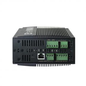 Hardened Managed 12-Port Gigabit PoE and 4-Port 10G SFP+ Ethernet Switch